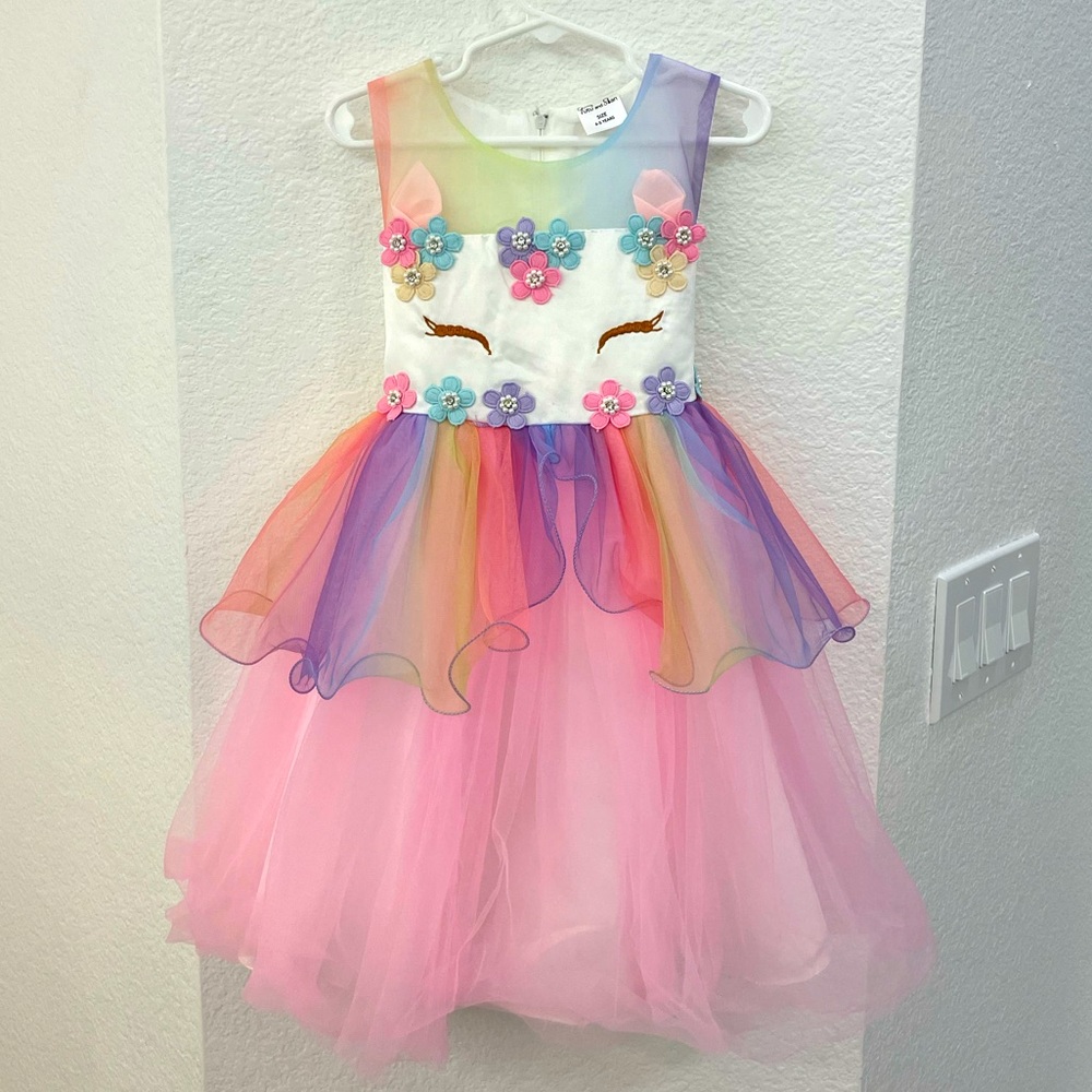 Girls Unicorn Dress